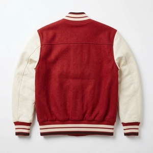 Chaqueta Varsity Casual para Hombre, Cálida, Transpirable, de Alta Calidad, con Logotipo Personalizado - Product Image 6