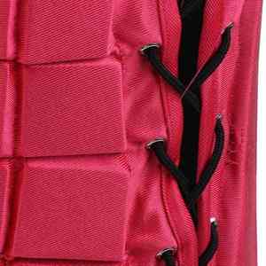 Chaleco de Seguridad Ecuestre Rojo, sin Mangas, con Cierre de Cremallera, Ajustable, Transpirable, Protector Corporal de Neopreno para Montar a Caballo - Product Image 6