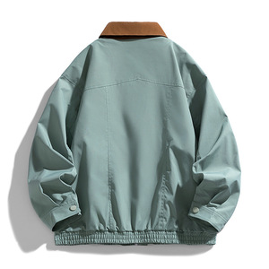 <b>Mens</b> Coach <b>Jacket</b> <b>Lightweight</b> Casual Fashion Outerwear Wind Resistant Street Style Coat For Daily And Travel Wear - Product Image 2