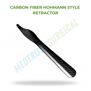 Retractor de Fibra de Carbono Estilo Hohmann de 200 mm, Instrumento Quirúrgico Neuroespinal para Retracción de Tejidos y Exposición Espinal - Product Image 2