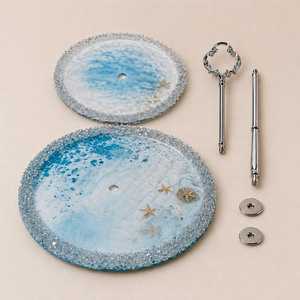 Premium Epoxy Resin <b>Cake</b> Stand for <b>Wedding</b> Birthday Party Dessert Table - Product Image 3