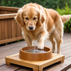 Bol en bois surélevé réglable en hauteur prix d'usine direct mangeoire pour animaux de compagnie en bois avec support acheter auprès de l'exportateur indien - Product Image 4