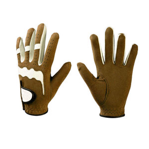 Gants de golf pour hommes en cuir véritable de luxe, logo personnalisable, couleur, taille, respirants, protection UV, cuir Cabretta de qualité supérieure, doux - Product Image 1