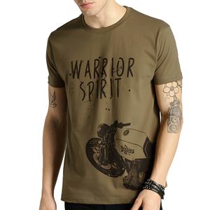 เสื้อยืดผู้ชายลายกราฟิกผ้าฝ้าย แขนสั้น สไตล์สตรีทแวร์ ลายมอเตอร์ไซค์วินเทจ ระบายอากาศได้ดี แฟชั่นฤดูร้อน - Product Image 1