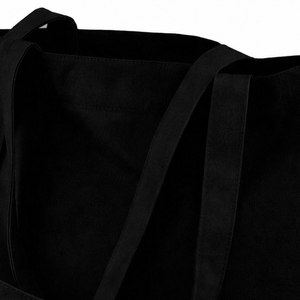 Sacs en tissu de coton respirants et simples, fabriqués à bas prix, avec logo personnalisé et longue poignée, pour le shopping - Product Image 5
