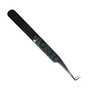 Herramienta de belleza para extensión de pestañas, para aplicación y estilizado de pestañas. Pinzas profesionales para extensión de pestañas para salón. - Product Image 6