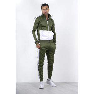 Ensemble de survêtement pour homme, design OEM, tendance, hiver, jogging, haut et bas zippés, sweat-shirt, coton/polyester, écologique - Product Image 3