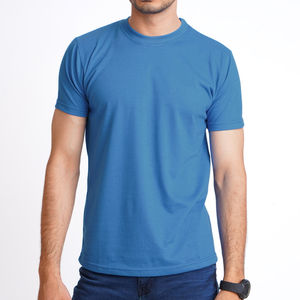 Nouveau style tendance, t-shirt pour homme à manches courtes, imprimé personnalisé, respirant, séchage rapide, 100% coton, col rond, en vente - Product Image 3