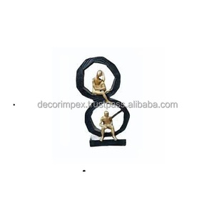 Estatua de arte moderno para hombre en un anillo, pieza de exhibición para decoración, decoración Premium para el hogar, regalo para sala de estar, artículos decorativos para estética - Product Image 1