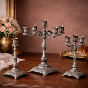Elegant Metal <b>Candle</b> <b>Holder</b> for Home Decoration Wedding Centerpiece and Table Decor At Best Price - Product Image 5