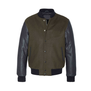 Chaqueta Varsity para Hombre con Logos Personalizables, Diseño de Mezcla de Algodón Premium, Ideal para Equipos Deportivos y Moda Universitaria - Product Image 5