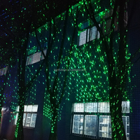 MINI 2W RVB STAR LASER ÉTANCHE IP65 EXTÉRIEUR CIEL ÉTOILE ARBRES LASER LUMINEUX 2000MW