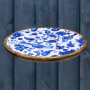 Plato de Madera con Forma Única, Pulido a Mano, Clásico, para Aperitivos, Chips, Nueces, Fiestas, Aperitivos para el Hogar - Product Image 1