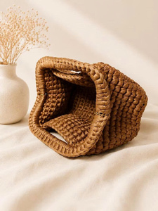 Bolso de Mano Tejido a Crochet, Estilo de Hilo, para el Día de San Valentín, Ligero, con Correa Cruzada, Cadenas, Algodón, Estilo Boho, para la Playa o Vacaciones - Product Image 2