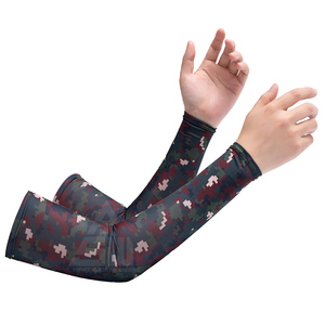Manchons de bras personnalisés sans couture pour football, basketball, jeux, sports, protection UV, rafraîchissants, cyclisme, volleyball, 100% polyester - Product Image 3
