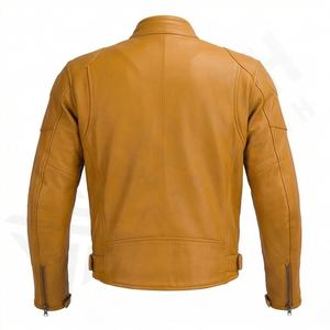 Chaqueta de Motociclista de Cuero Genuino para Hombre de la Mejor Calidad, Nueva Colección de Invierno, Chaquetas de Motocicleta con Protecciones Desmontables Personalizadas - Product Image 2