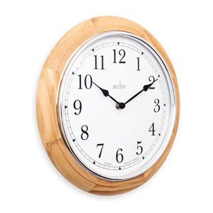 Handcrafted Teak Wood <b>Wall</b> <b>Clock</b> - Traditional Carved <b>Design</b> Wholesale - Product Image 4