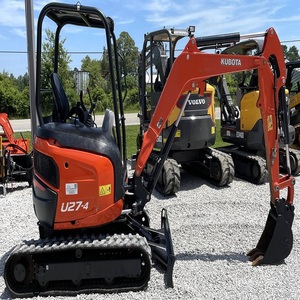 รถขุดขนาดเล็ก Kubota U27-4 แบบ Zero Tail Swing พร้อมห้องโดยสารปิด ระบบตรวจสอบระยะไกล เครื่องยนต์/มอเตอร์/เกียร์/ปั๊ม สำหรับงานก่อสร้างในฟาร์ม - Product Image 3