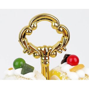 Support rotatif à gâteaux en aluminium moderne à 3 niveaux, plateau à cupcakes, desserts et fruits détachable pour mariage - Product Image 2