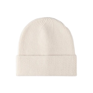 หมวกไหมพรมถักแบบเรียบสีพื้นปักโลโก้ได้ตามต้องการสำหรับฤดูหนาวอันอบอุ่นใน100% - Product Image 3