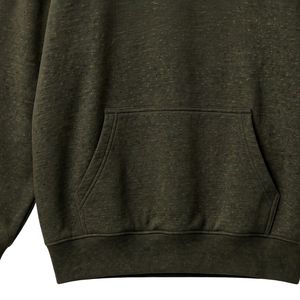 Sudadera con Capucha Extra Grande para Hombre, Estilo Vintage, Color Verde Oscuro, con Estampado Gótico en las Mangas y Bolsillo Tipo Canguro - Product Image 5