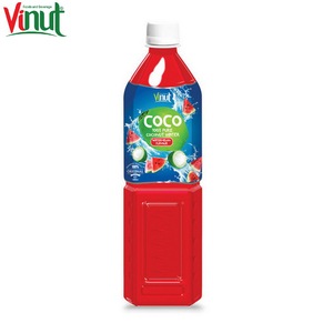 Bouteille en plastique VINUT 1L eau de noix de coco avec pastèque service ODM exportation Offre Spéciale faible teneur en glucides ISO HALAL HACCP certifié Vietnam - Product Image 6