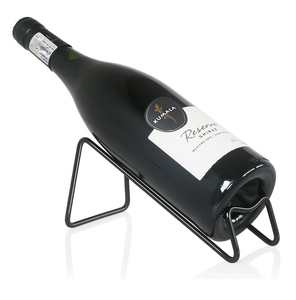 Support de comptoir décoratif en métal pour bouteille de vin, présentoir organisateur pour une seule bouteille - Product Image 1
