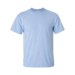 OEM Custom 100% Cotton <b>Plain</b> T Shirt for Men Plus Size Breathable Jersey High Quality Boxy Cropped <b>Tshirt</b> Embroidery Blank - Product Image 1