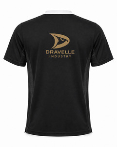 Chemise d'entraînement d'arts martiaux noire à col en V pour homme, respirante, en polyester, uniforme pour la pratique du karaté et du taekwondo - Product Image 2