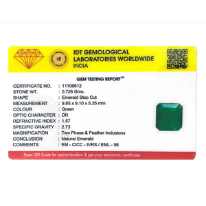 Natural Handcrafted Zambian Emerald 33 Carat Loose Gemstone for Fine Jewelry - Product Image 4