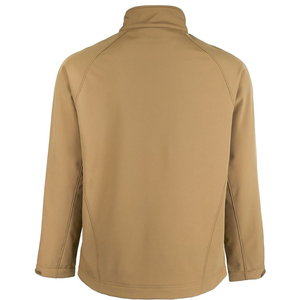 เสื้อแจ็คเก็ตแขนยาวผู้ชายแบบ Softshell กันน้ำ กันลม สำหรับกิจกรรมกลางแจ้ง ฟิตเนส รับผลิตตามแบบ OEM ODM ขายส่งจากโรงงานเสื้อผ้า - Product Image 4