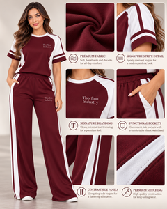 New Winter Embroidered Casual Two Piece Crop Top Zipper Hoodie <b>Baggy</b> <b>Joggers</b> Set Fashionable Breathable Solid Color 2026 - Product Image 5