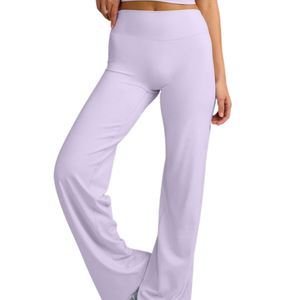 Leggings de yoga évasés taille haute personnalisés pour femmes, doux, respirants, grandes tailles, pantalons de fitness, fournisseur OEM ODM d'articles de sport - Product Image 1