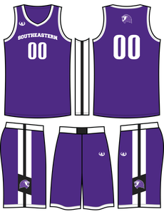 Unisexe # Maillot de basket-ball universitaire cousu Acuff Jr. 100% polyester antibactérien col en V - Product Image 3