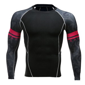 T-shirt de compression sans couture pour homme, séchage rapide, course à pied, gym, fitness, vêtements de sport athlétiques - Product Image 2
