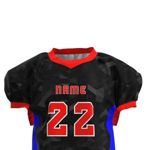 Maillots de football américain personnalisés par sublimation, maillots de football en twill, maillots d'entraînement amples pour hommes à bas prix - Product Image 5