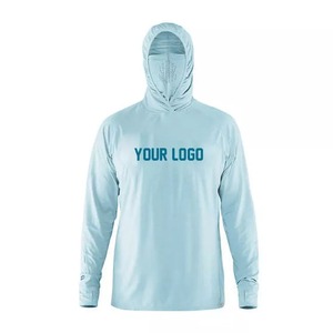 Fishing <b>Hoodies</b> for Active Anglers-Anti-<b>UV</b> <b>Protection</b> (UPF 50+) Waterproof Breathable Quick Dry Plus Size Front Logo Unisex - Product Image 1