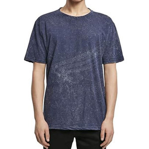 T-shirt pour homme en coton 100% de haute qualité, lavage à l'acide, logo personnalisé, respirant, col rond, coupe classique, meilleur prix en ligne, vente en ligne - Product Image 4