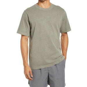 Camiseta de Verano Ligera para Hombre al por Mayor, Camiseta de Algodón Transpirable, Ropa Casual, Suministro al por Mayor - Product Image 2