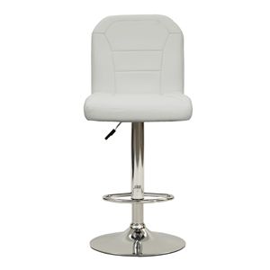 Sgabello da Bar in ecopelle nera - Product Image 4