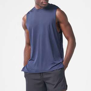 Camiseta Deportiva Casual Azul para Hombre NESTA SPORTS, 90% Poliéster, 10% Elastano, Estilo Estampado, Talla Grande, para Fisicoculturismo - Product Image 2