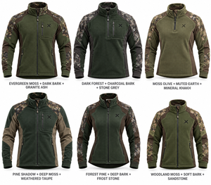 Suéteres de Caza y Camadas Intermedias Térmicas para Hombre |   Camuflaje Verde Oliva - Seis Colores |   Transpirable |   Chaqueta Softshell de Manga Larga | - Product Image 5