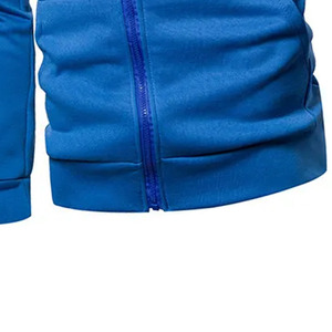 Men's Color Block Hooded <b>Zip</b>-Up Sweatshirt Casual Autumn <b>Hoodie</b> Drawstring Kangaroo <b>Pocket</b> Eco-Friendly Breathable - Product Image 5