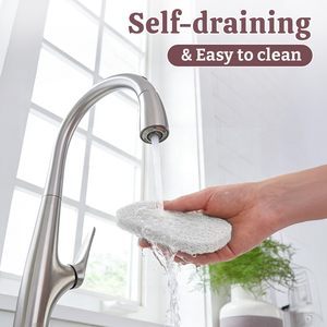 Supports à savon de qualité professionnelle pour savon en barre, lot de 4, avec système d'auto-drainage, pour douche - Product Image 1
