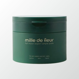 แผ่นมาส์กหน้า MILLE DE FLEUR K-Beauty Full Moon Expert Ampoule Pad ผลิตภัณฑ์ดูแลผิวหน้าจากเกาหลี ผลิตในเกาหลี โทนเนอร์บำรุงผิวหน้า - Product Image 3