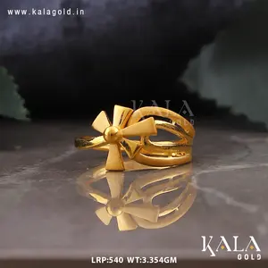 Minimalist <b>Plain</b> 18K Solid Gold Women's Classic Lightweight Engagement Gift <b>Ring</b> for Wedding Party Anniversary India - Product Image 3