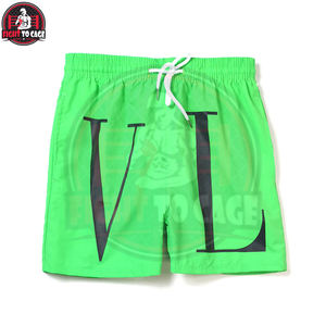 Nouveauté Streetwear Marque Propre Short en Nylon Léger Imperméable Taille Élastique Au-dessus du Genou Coupe Ajustée pour Homme avec Impression de Lettres Audacieuses - Product Image 4