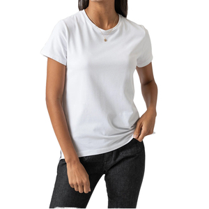 Camiseta de Verano para Mujer, Personalizada, de Alta Calidad, Estética, con Estampado de Letras, Cuello Redondo, Ajustada, Nueva Moda - Product Image 4