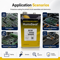 HumiSeal 1C51 Revêtement Conforme en Silicone Transparent à Faible Viscosité, Durcissement Thermique, Protection de Circuits Imprimés (PCB) 5L/20L pour l'Électronique
