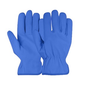 Guantes de Conducción Unisex de Cuero Vacuno Resistente, Transpirables, Antideslizantes, Antiarrugas, de Secado Rápido, para Todas las Estaciones, para Conducir Camiones - Product Image 2